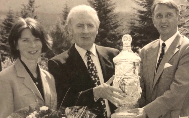 Mona Juul and Terje Larsen
