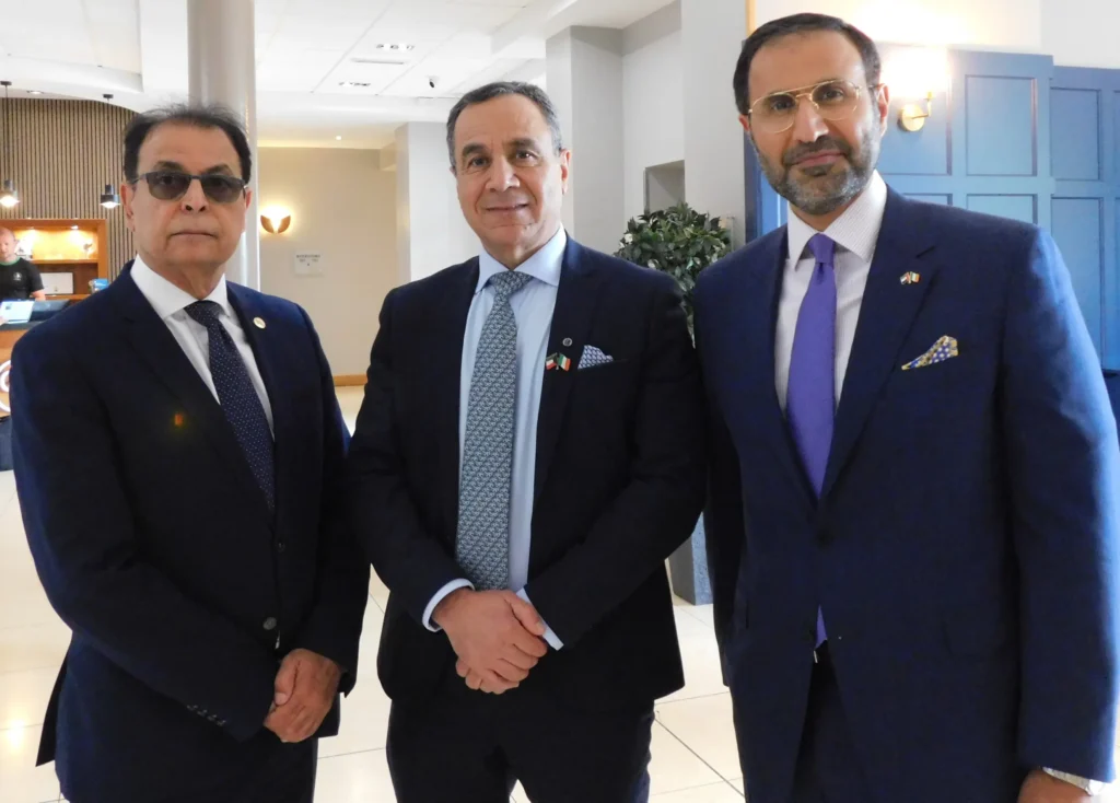 Guy Jones, Tipperary Peace Committee with some visiting Ambassadors