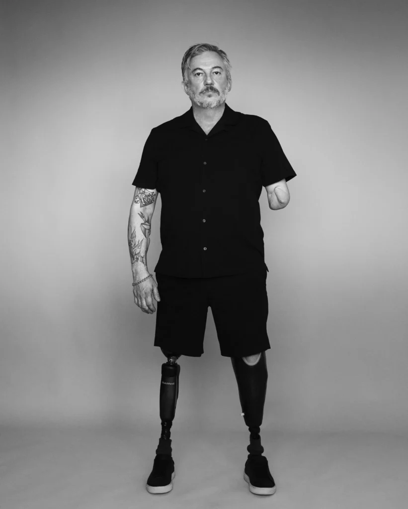 A portrait of Giles Duley